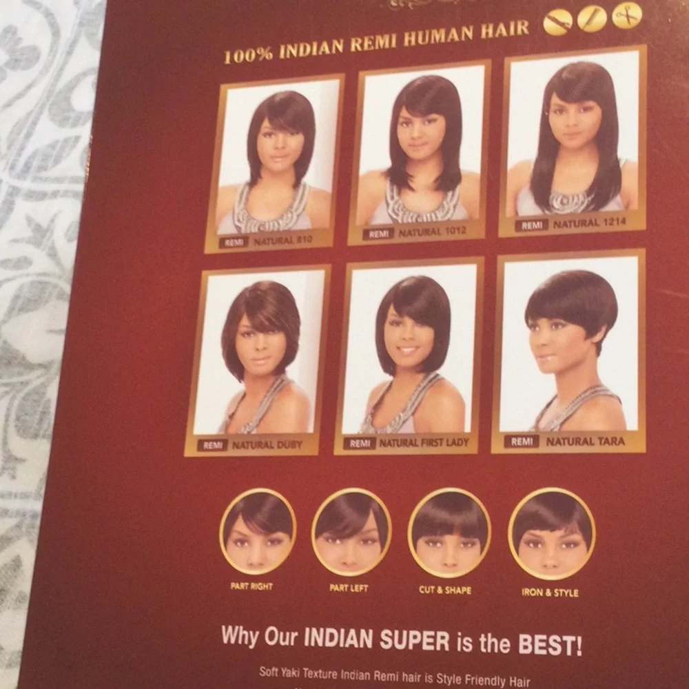 New. Remi natural human hair wig. Style”First Lady”
